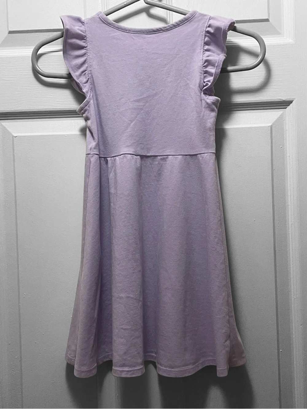 Disney Girls' Lavender Elsa Dress with Teal Graphic - Picture 2 of 8